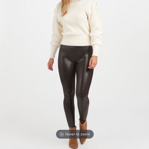 NWOT Spanx faux leather leggings xl